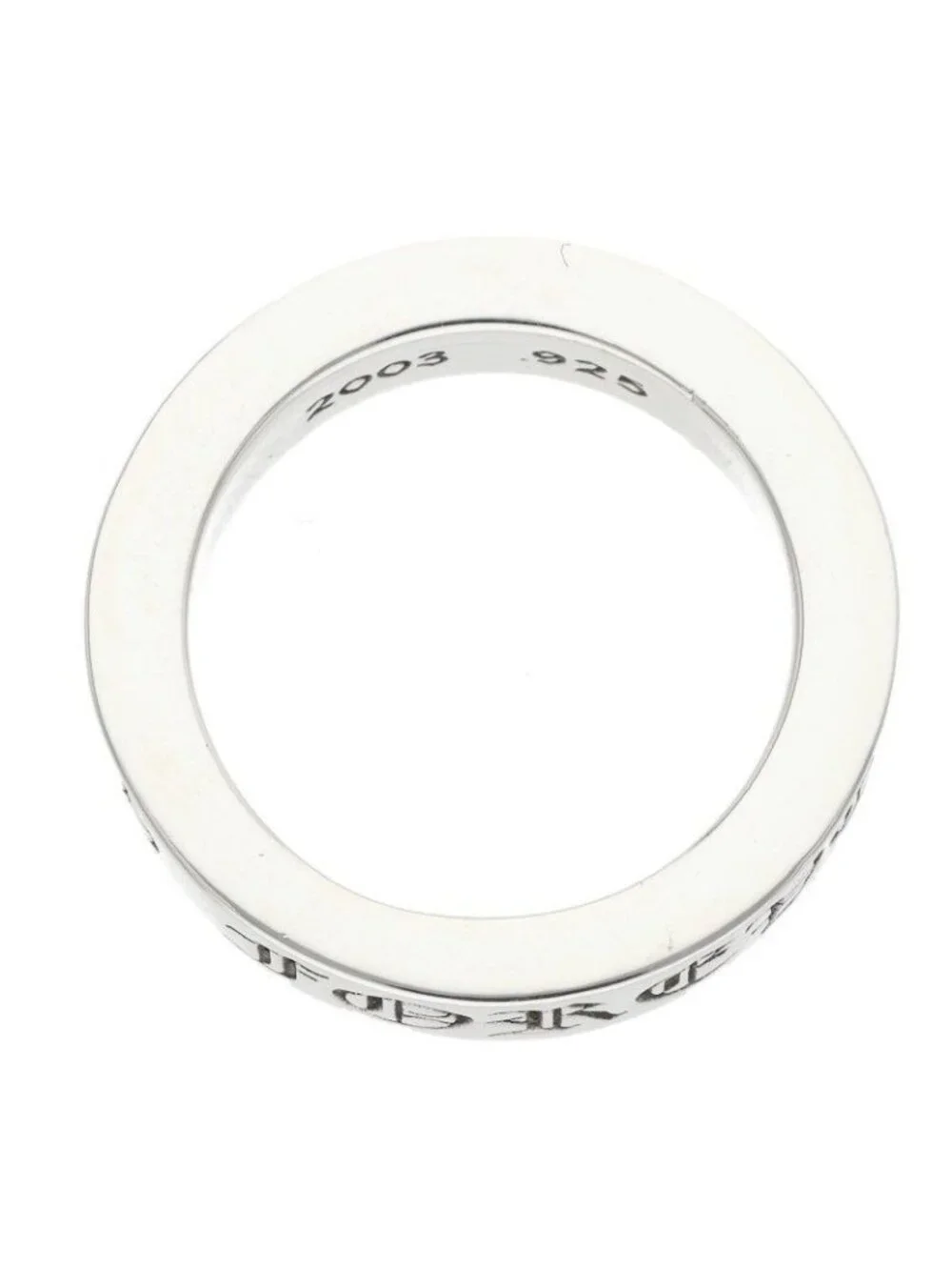 Chrome Hearts Spacer Forever Silver Ring